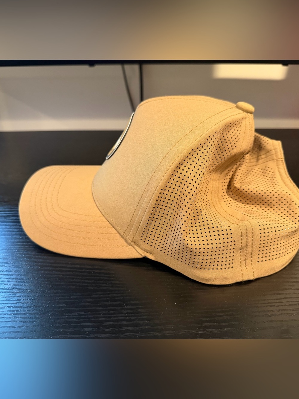 Men's Breathable Tan Baseball Cap